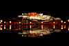 Potala Reflection Photo: The nightly fountain show leaves a glassy reflective surface of the Potala Palace.