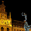 Hand Heave Photo: City Hall and its famous fountain located at Grote Markt (Great Market).