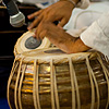 Paonta Percussions Photo: Sikh musicians play during gurudwara services.