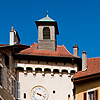 Gated Community Photo: Sainte-Claire gate and clock tower in historic old town of Annecy.