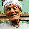 Hookah Hound Photo: A kind elderly Egyptian at a street-side cafe (ahwa) in Islamic Cairo.